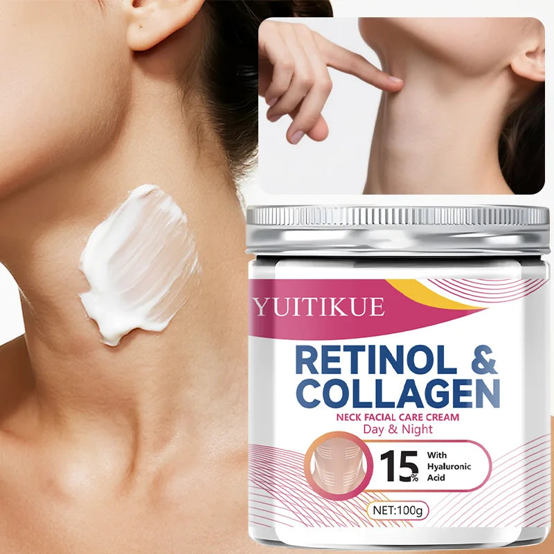 YUITIKUE Collagen Neck Cream – Firms, Lifts & Reduces Wrinkles Neck Firming Cream Zpaxo