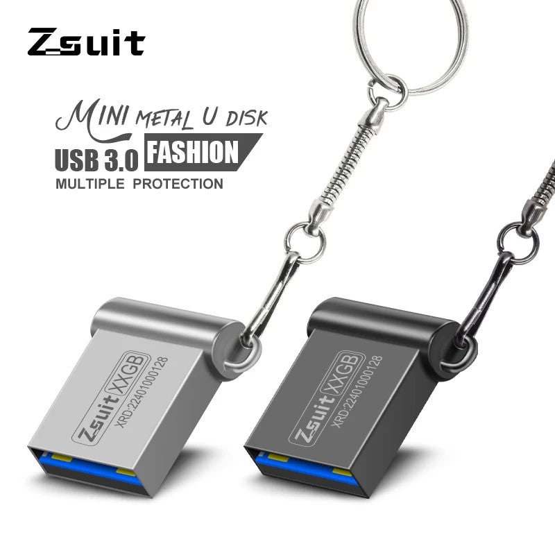 USB Flash Drive High Speed 3.0 Mini Flash Pendrive 128GB 64GB 32GB 16GB Cle USB 3.0 Stick 64GB 128GB USB Storage Key USB Devices Zpaxo