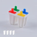 ▶1 Set Mini Ice Stick Ornament Cute Miniature Dollhouse Food Simulation Ice Cream Popsicle Model For Doll DIY Accessories Zpaxo A1