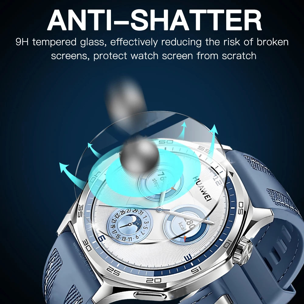 1-5PCS Tempered Glass For Huawei Watch GT5/GT5 Pro 46mm 42mm 41mm Installation Screen Protector Smartwatch Glass Protective Film Zpaxo