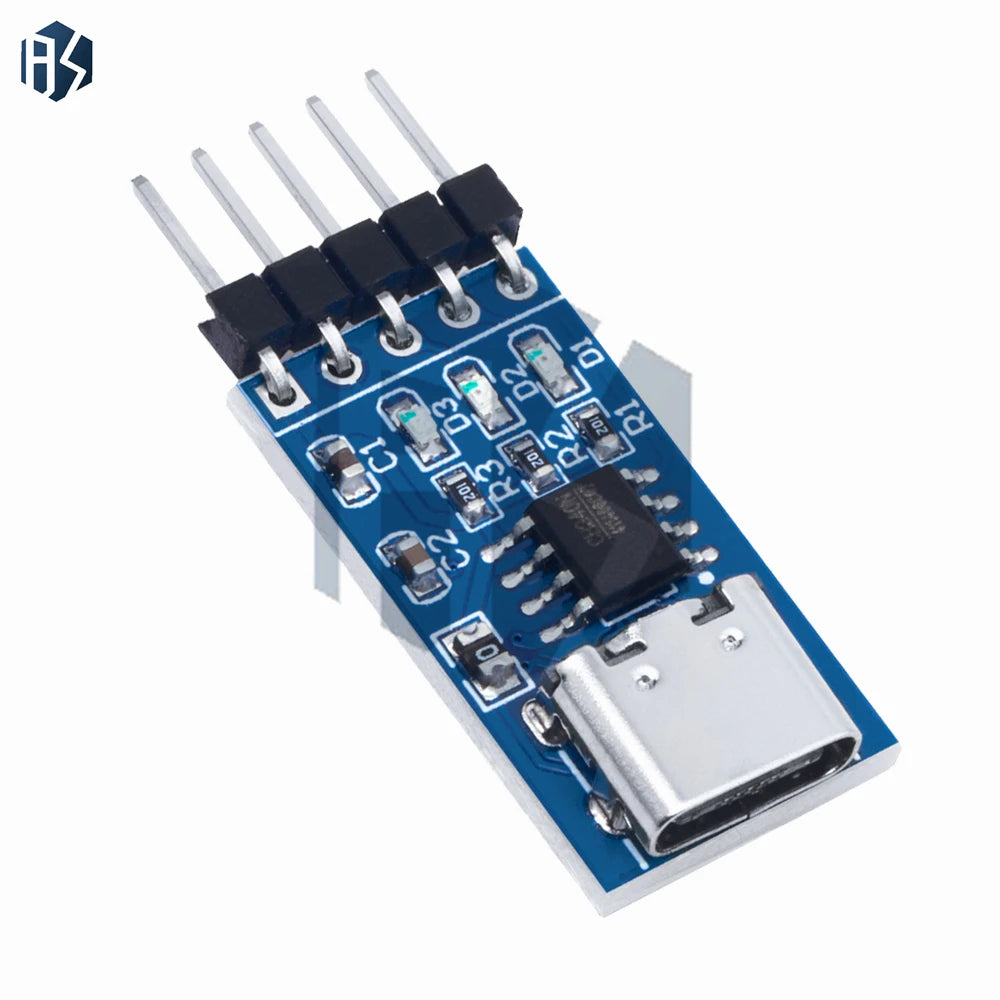 CH340N Type-c TTL Converter Module 5V 3 3V DC Serial Adapter Ideal Zpaxo