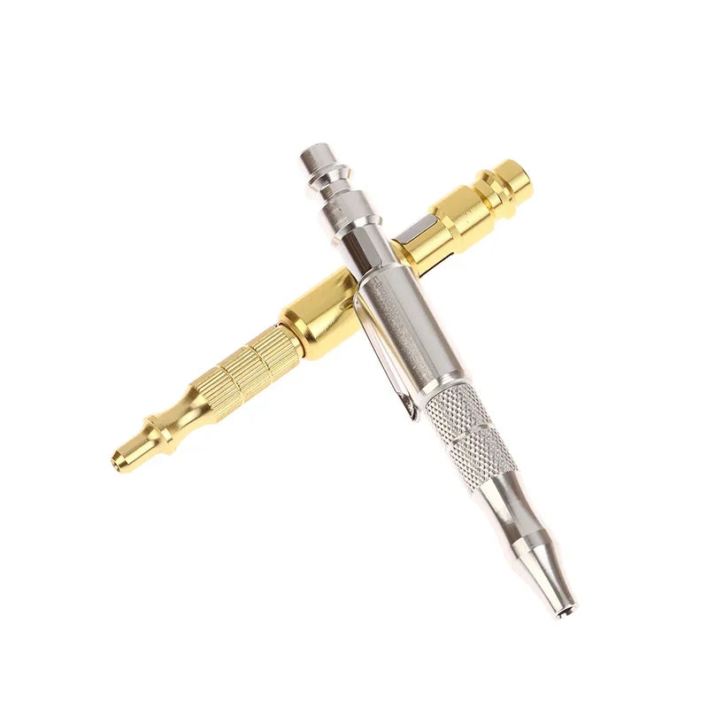 1Pcs US Adjustables Pocket Air Blow Guns, Industrial Style 1/4 Inches "M" Quick Plug, Air Blowers Pen For Dust Cleanings Zpaxo