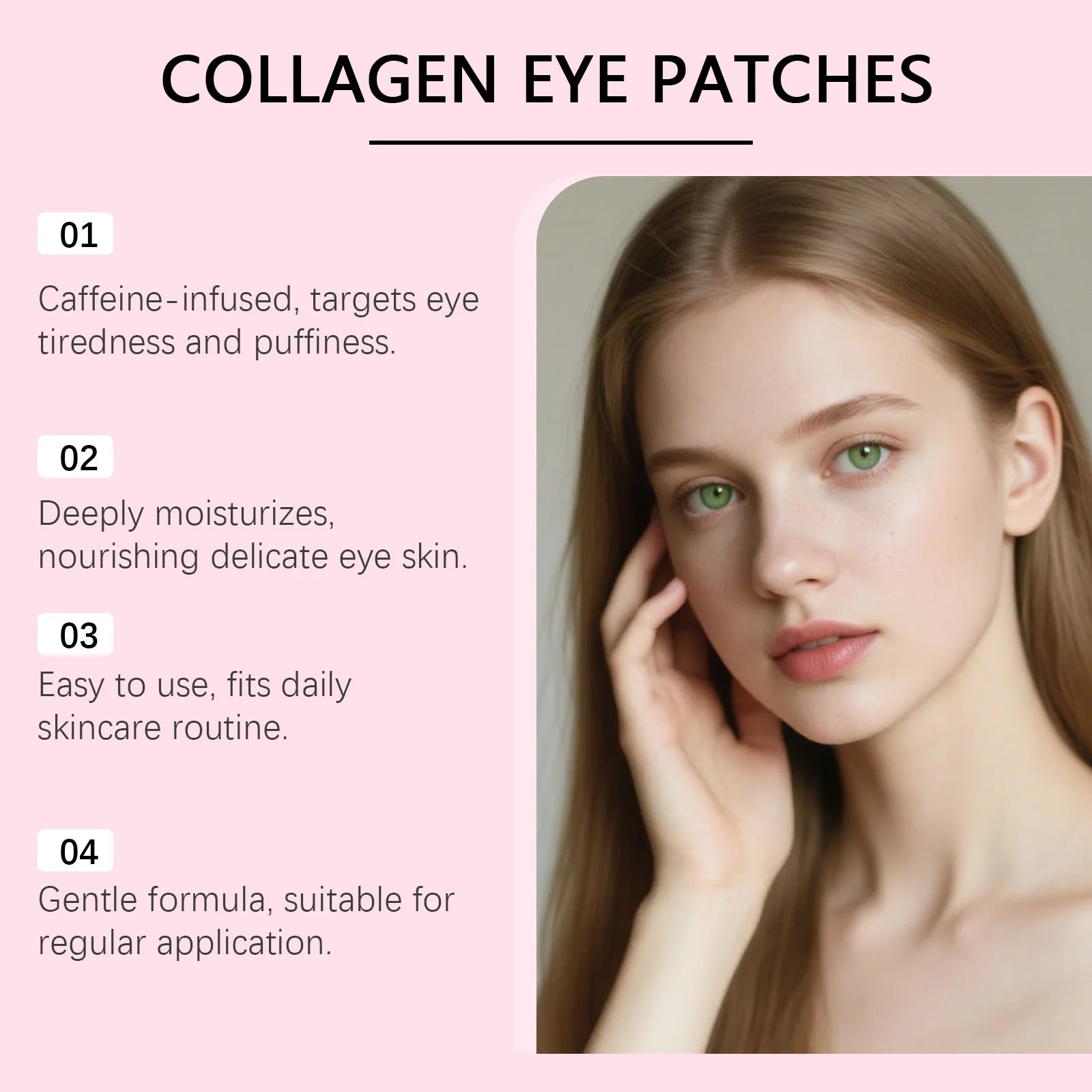 PDRN Collagen Eye Patches – Dark Circles, Bags & Wrinkles Eye Patches Mask Zpaxo