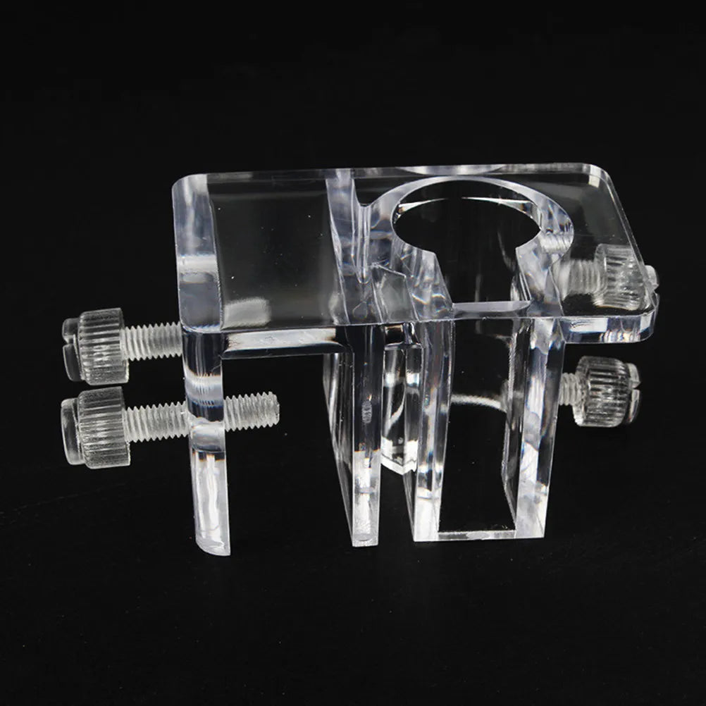 Acrylic Filter Water Clip Aquarium Pipes Inlet Outlet Fixation Strong