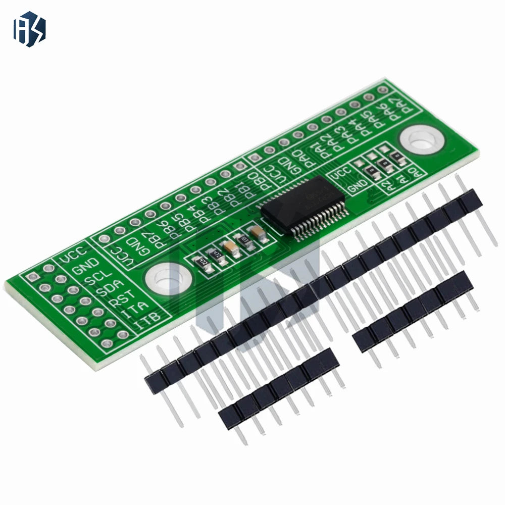 MCP23017 16Bit I2C IO Expander, 3.0~5.5V IIC Port Expansion Module Zpaxo