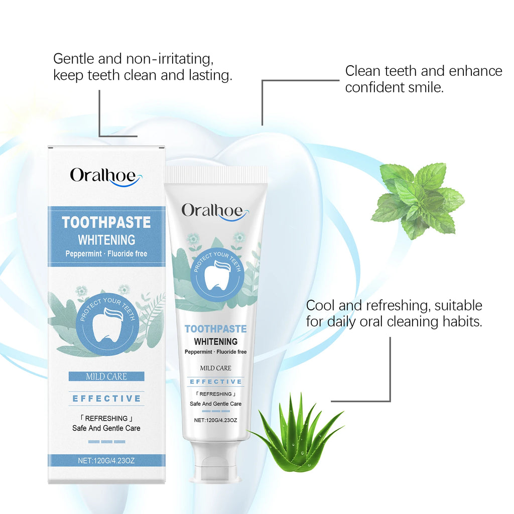 Oralhoe Mint Toothpaste – Whitening & Fresh Breath Daily Whitening Toothpaste Zpaxo