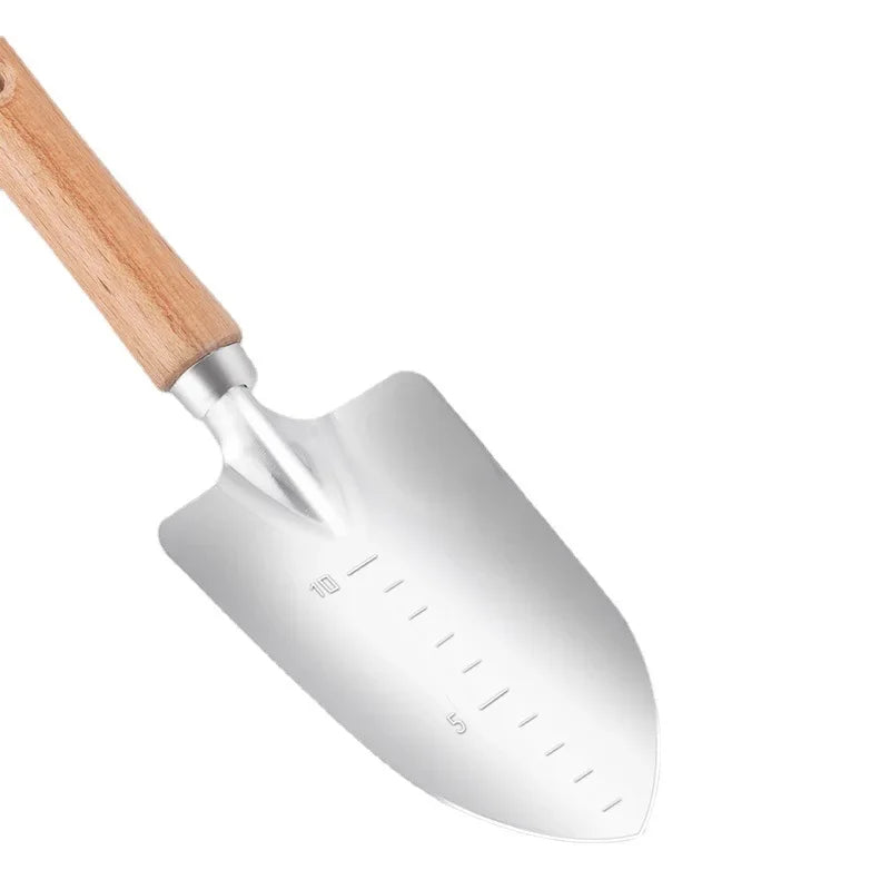 5-Piece Stainless Steel Garden Tool Set – Shovel & Rake Kit