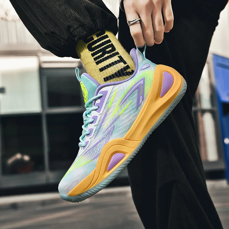 Men's Basketball Shoes Breathable Cushioning Non-slip Wearable Runing
