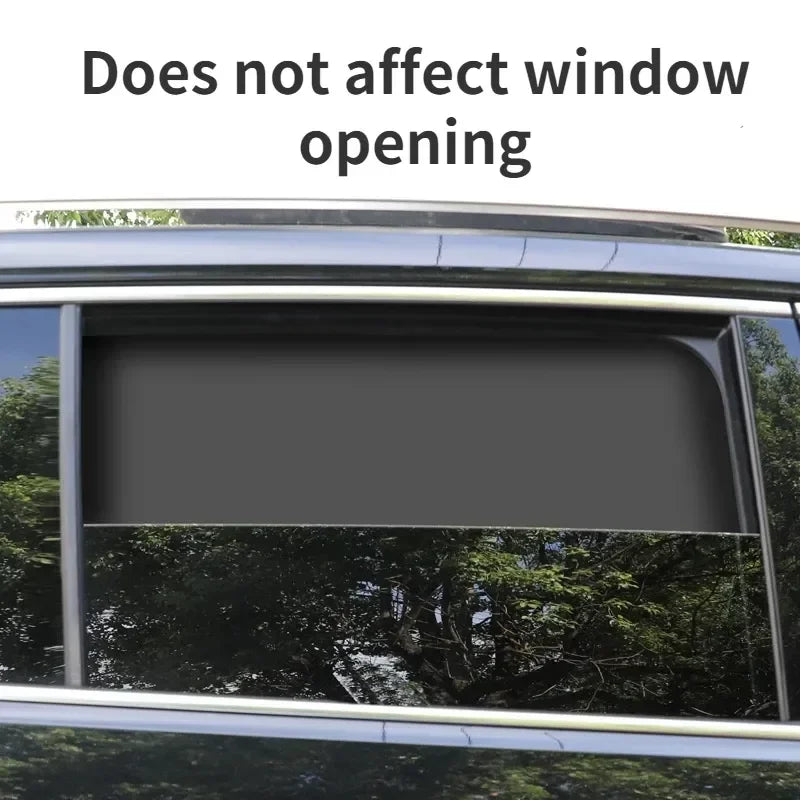 Car Window Sun Shade Anti-UV Curtain Magnetic Side Net Visor Summer