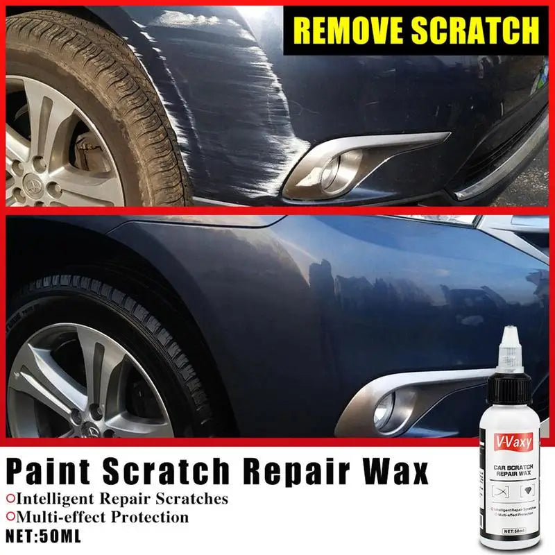 50ml Car Scratch Remover Wax Auto Wheel Hub Rust Cleaning Agent V-Vaxy Car Scratch Repair Polishing Wax Car Polishing Compound Zpaxo