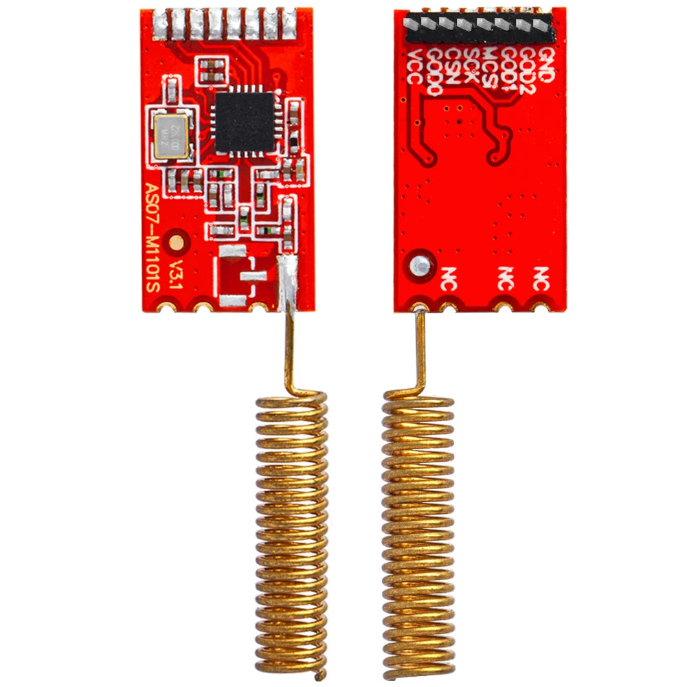 CC1101 433MHz RF Transceiver Module 10mW Low-power Wireless Sender Zpaxo cc1101 RED 1pcs