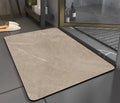 Super Absorbent Anti-Slip Floor Mat Diatomaceous Earth Foot Pad Quick Drying Bath Mat For Bathroom Door Toilet Kitchen Water Abs Zpaxo 40cmX60cm 4