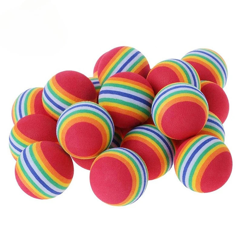 Childrens Golf Indoor EVA Practice Ball Beginners High Elasticity Play Resistant Indoor Practice Ball Foam Ball Golf Accessories Zpaxo