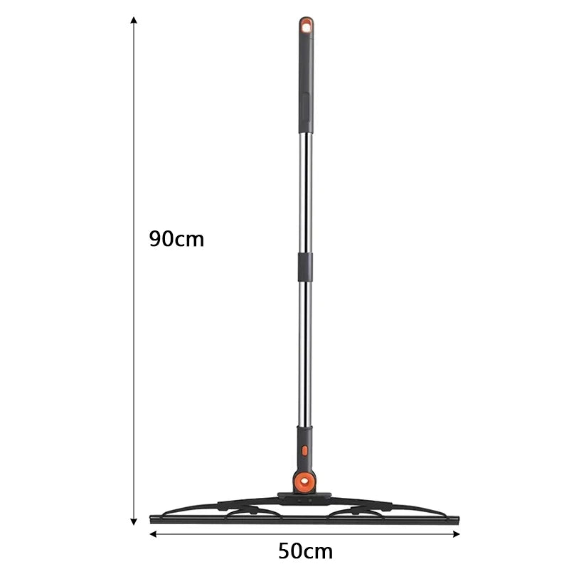 50 Cm Rotatable Magic Rubber Broom Silicone Mop Hand Dust Brooms Home Floor Cleaning Squeegee Wiper Flooring Household Utensils Zpaxo