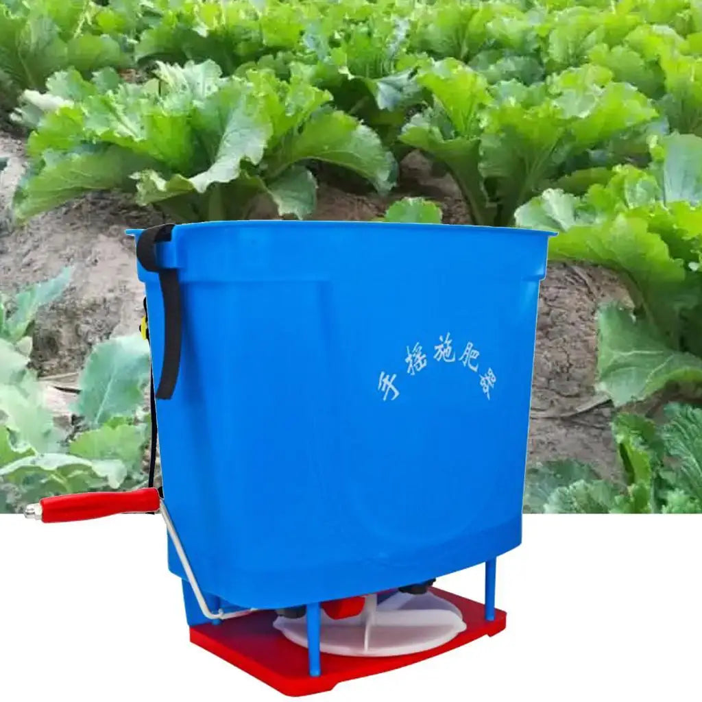 Garden Hand Tool Manure Sprayer Knapsack Top Dressing Seeder Dispenser for Farm Vegetable Planting Zpaxo