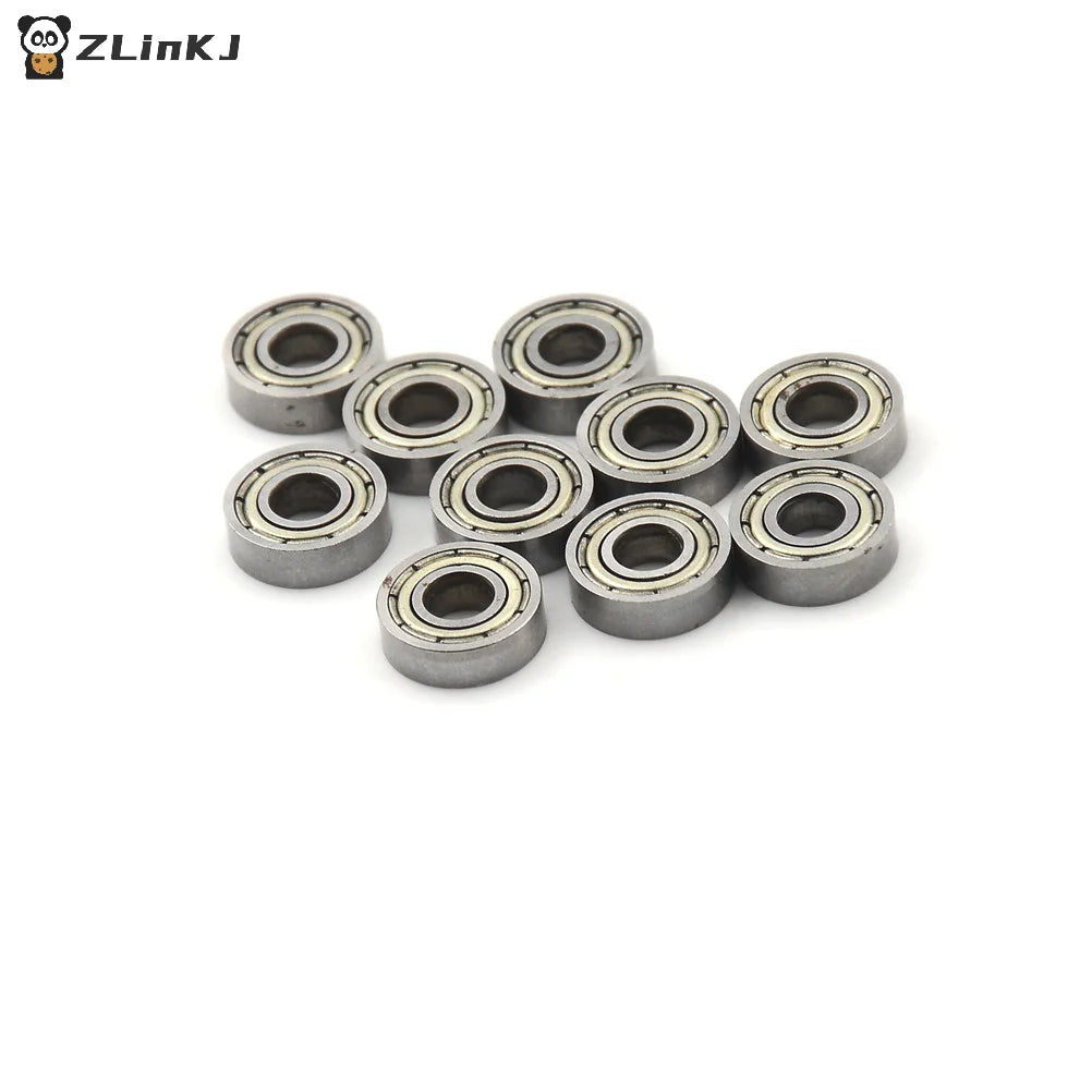 ▶10Pcs Miniature Bearing 695ZZ 695-Z Precise Durable Bearing 5x13x4mm Zpaxo