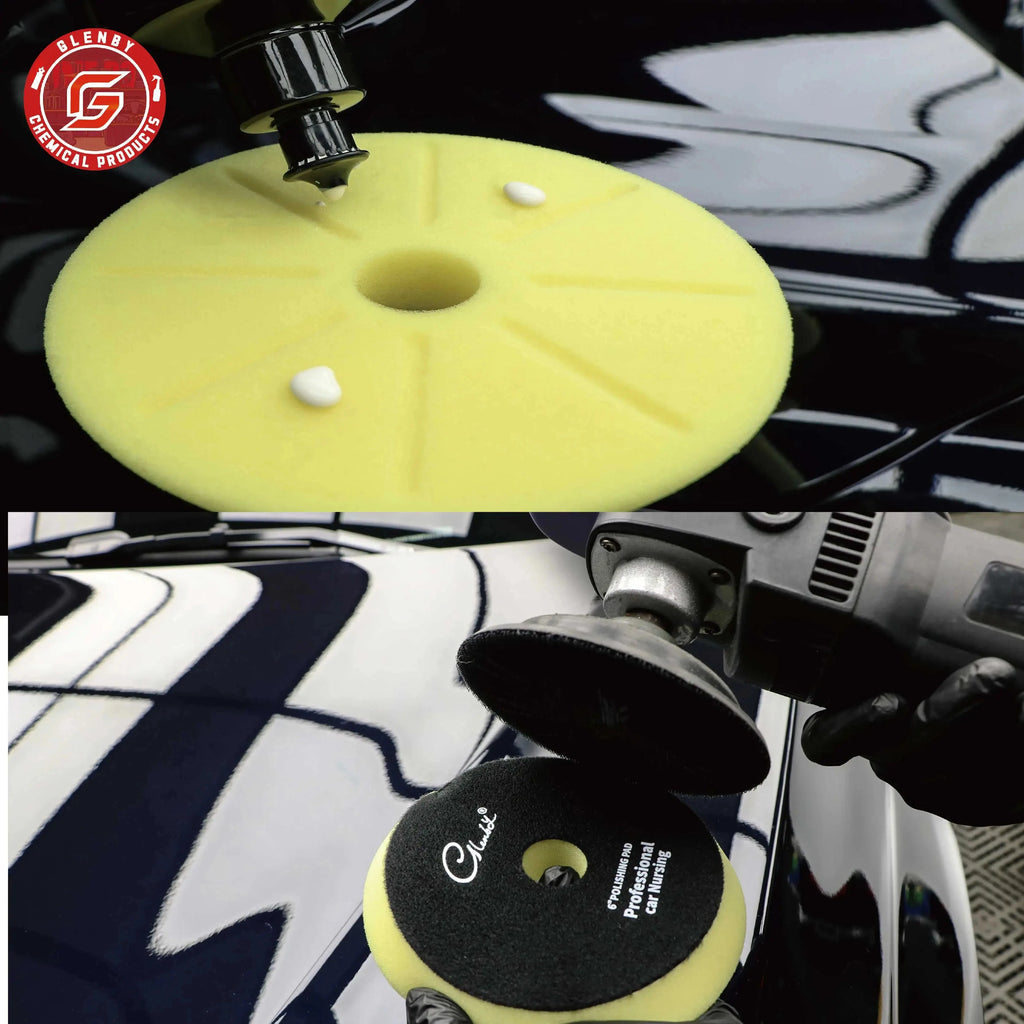 Buffing Polishing Pads Flat Foam Sponge Waxing Pad Tool Car Polisher