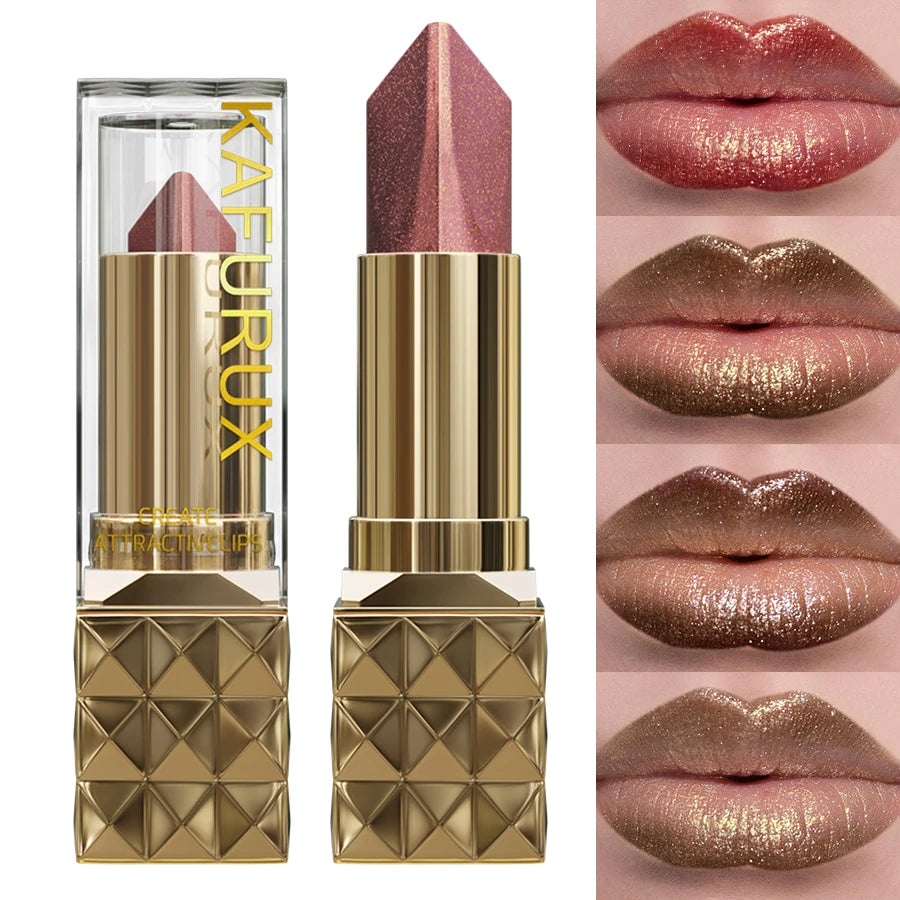 Two Tone Colors Lip Liner Pen Glitter Matte Velvet Finish Smooth