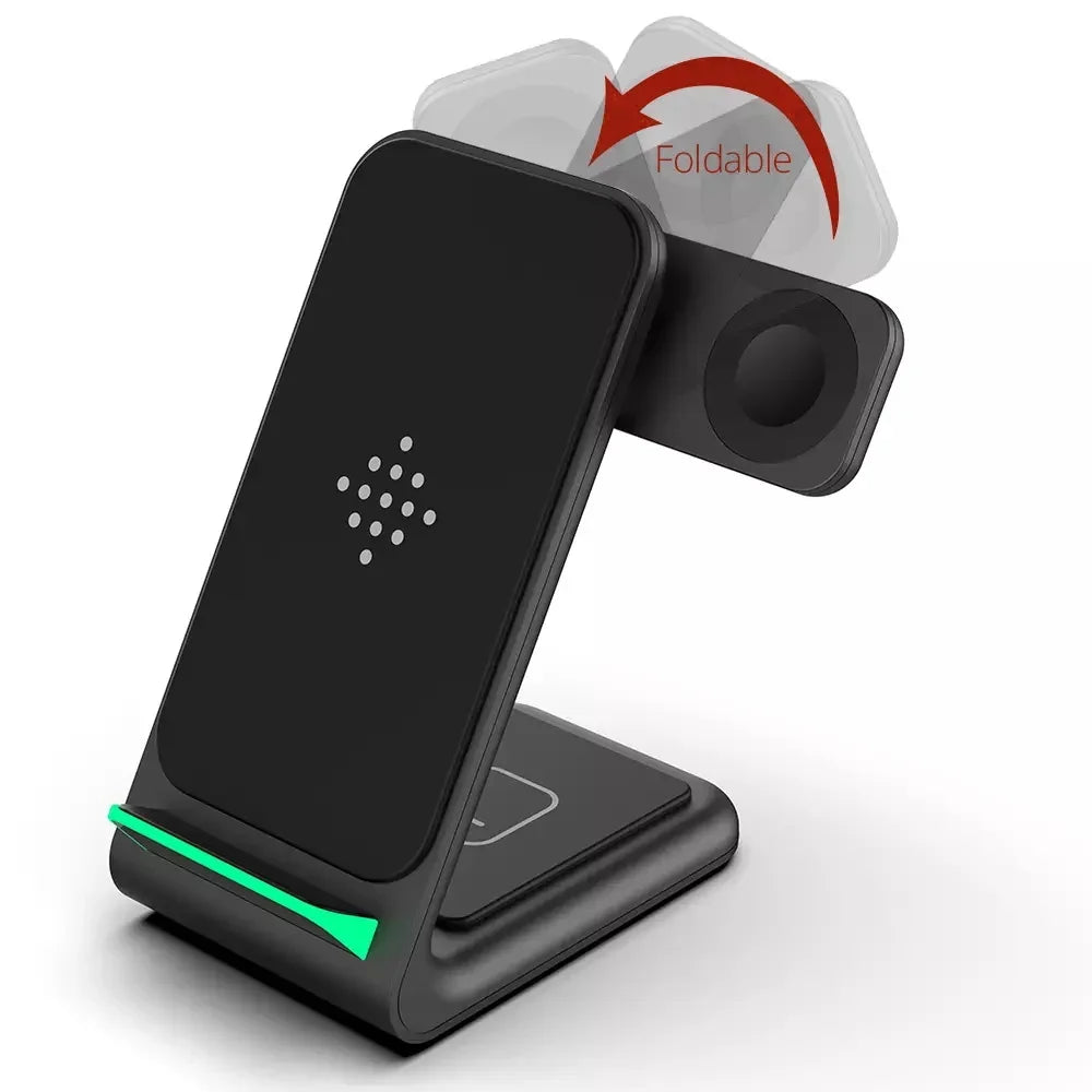 15W Phone Magnetic Fast Charge Station 1 Wireless Charger Holder