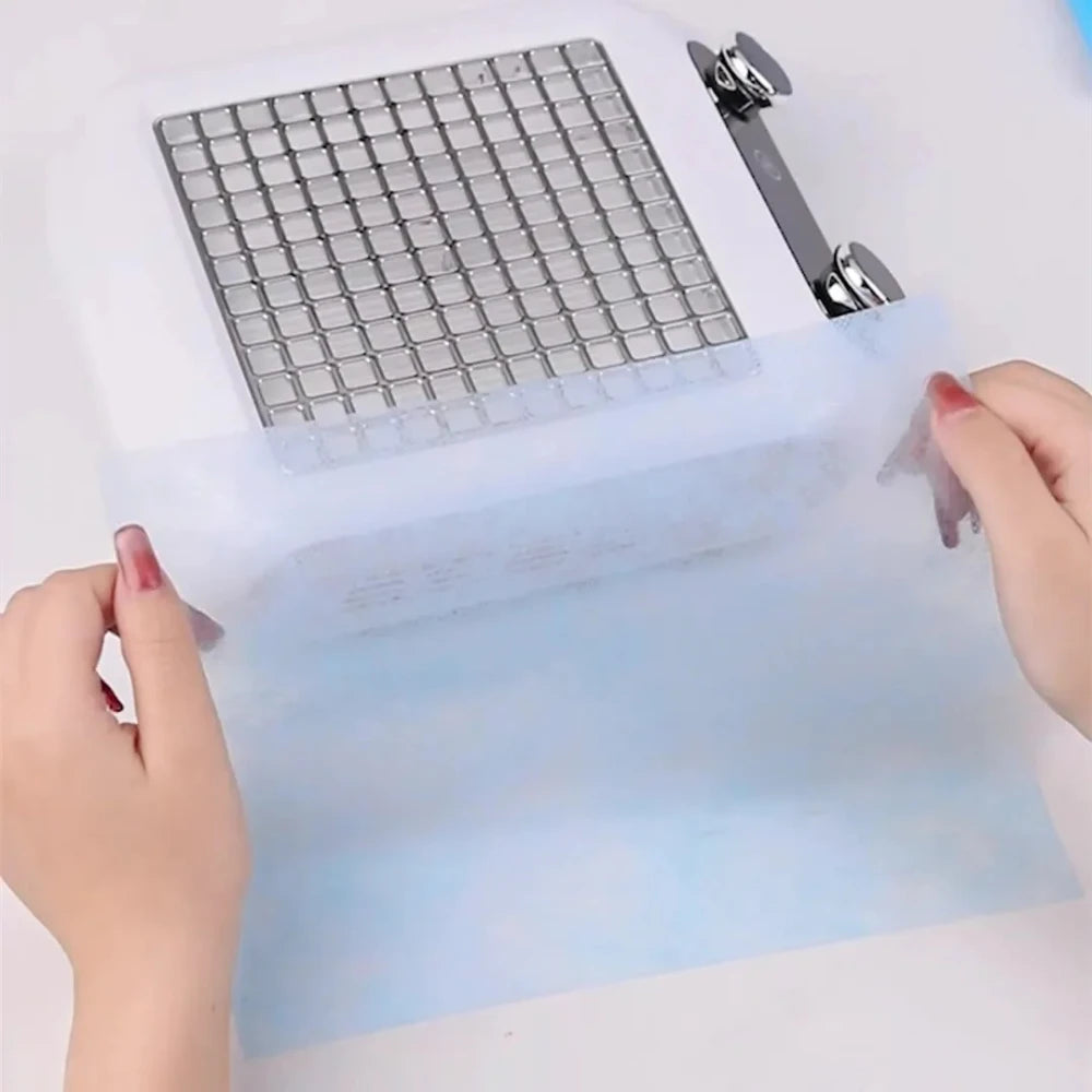 100 Pieces Of Nail Dust Extraction Filter Paper, Dust Filter Cotton, And Cleaning Accessories For Nail Vacuum Zpaxo