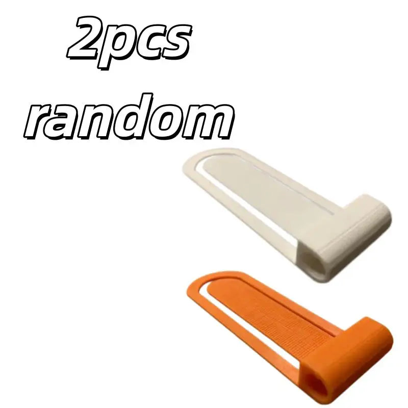 2pcs random Wooden Pencil Bookmark & Pen Holder – Plastic Clip Marks Pages, Convenient for Reading Journaling Zpaxo 2pcs random