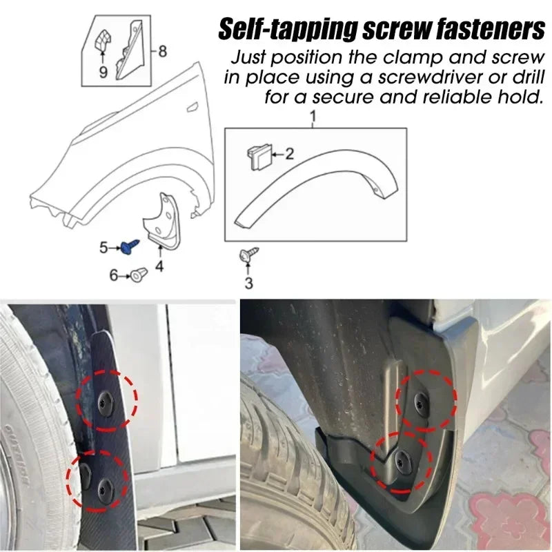 Car Motorcycle Modification Accessories Metal Screw Self-tapping