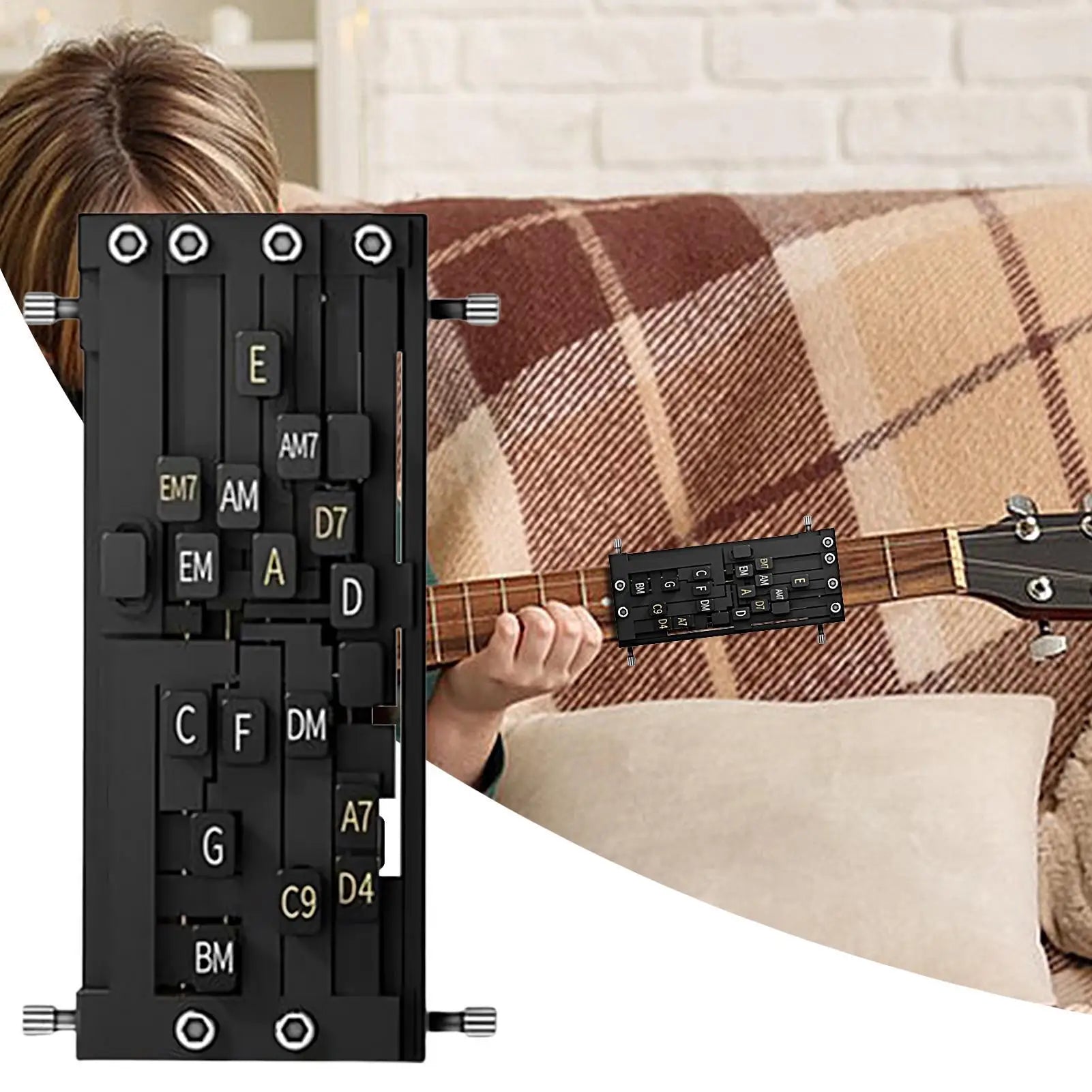 Guitar Chord Helper Assistant Tool Learning System Portable Band