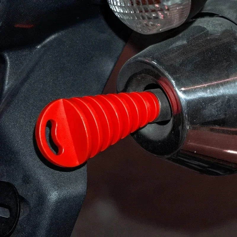 Motorcycle ATV Exhaust Pipe Plug Tailpipe PVC Air Bleeder Plug Wash Plug Pipe Protector For KTM Yamaha Honda Kawasaki Suzuki etc Zpaxo
