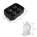 Creative 3D Silicone Ice Cube Tray, Ice Cube Trays for Freezer, Easy Release Ice Cube Molds for Whiskey, Cocktail, Chocolate Zpaxo 4 Skull mold