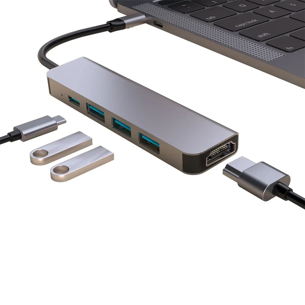 C 1 Docking Station USB Speed Transfer Hub Multifunctional HD Zpaxo