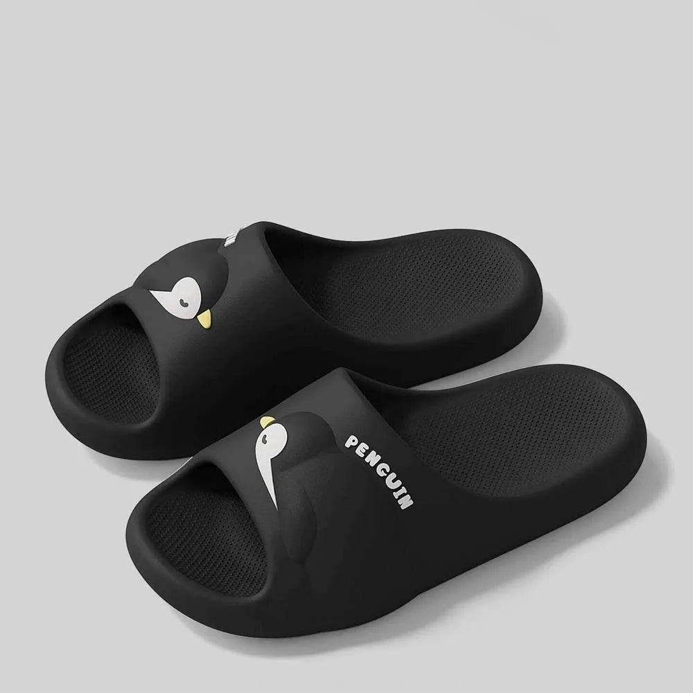 SHAJICute Cartoon Penguin Slippers Women Summer Soft Sole Eva