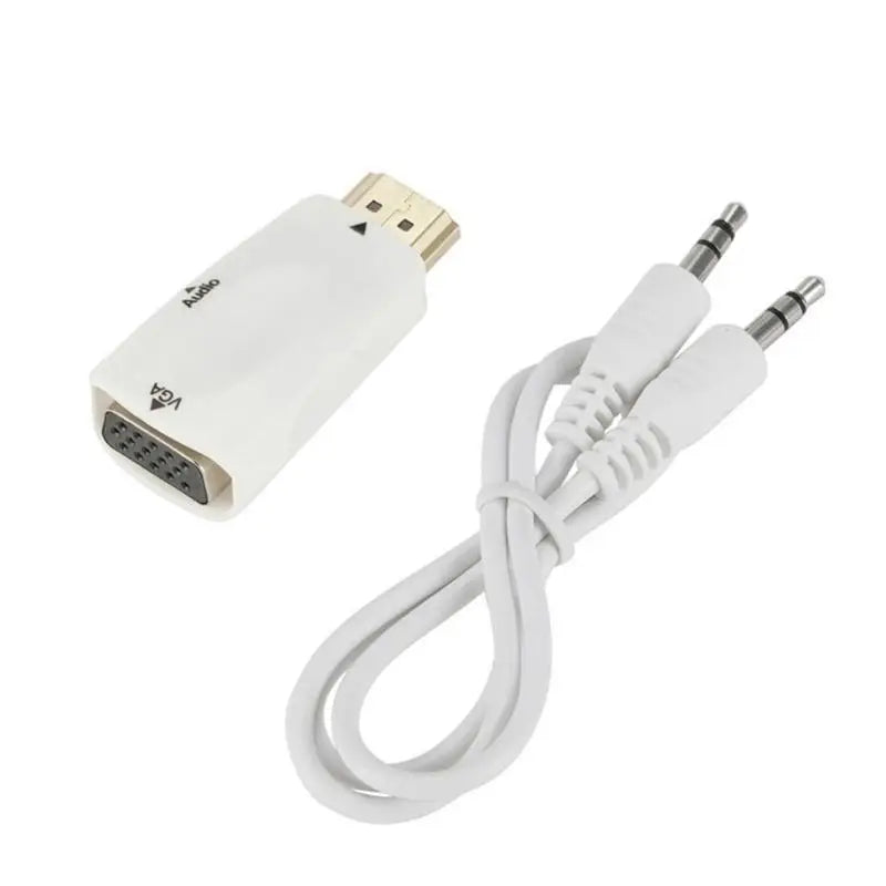 652F Compactly HDTV VGA Converter 1080P Resolution Audios Support Zpaxo