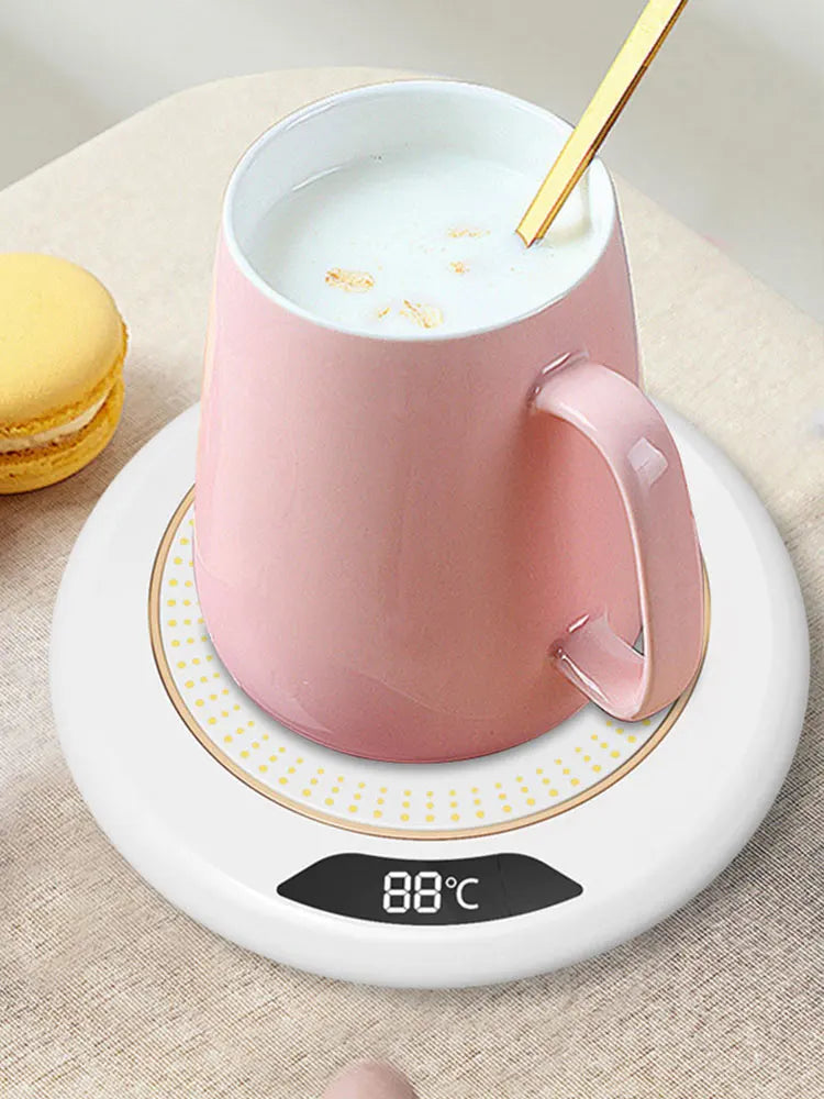 USB Electric Beverage Warmer with 3 Temperature Settings Coffee Warmer Plate Coffee Cup Warmer for Coffee Milk Tea Beverage Zpaxo