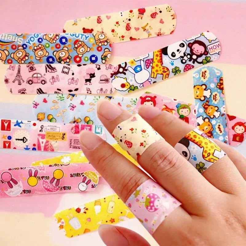 Cartoon Animal Bandages for Kids – Fun Adhesive Plasters
