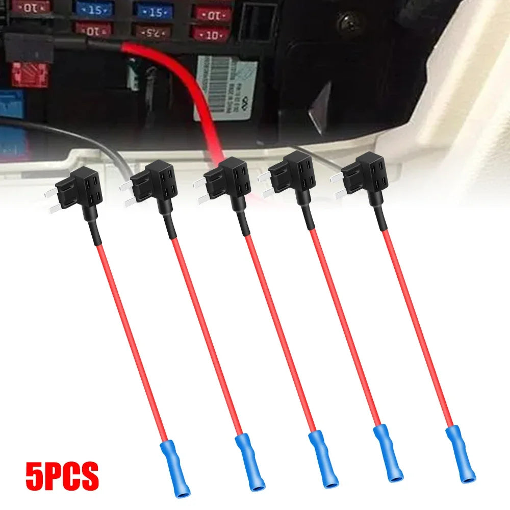 Mini Micro Blade Fuse Tap 12V Car Add-a-circuit Adapter ATM APM Box Zpaxo
