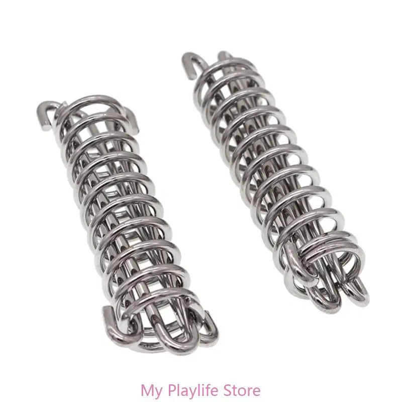 1pc Heavy Duty Tension Springs Dog Collars Compression Spring Stainless Steel Pet Leash Shock Absorption Buffer Springs Zpaxo