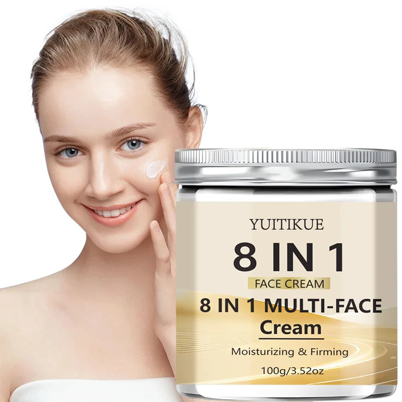 YUITIKUE 8-in-1 Face Cream – Moisturize, Firm & Brighten Face Moisturizer Cream Zpaxo