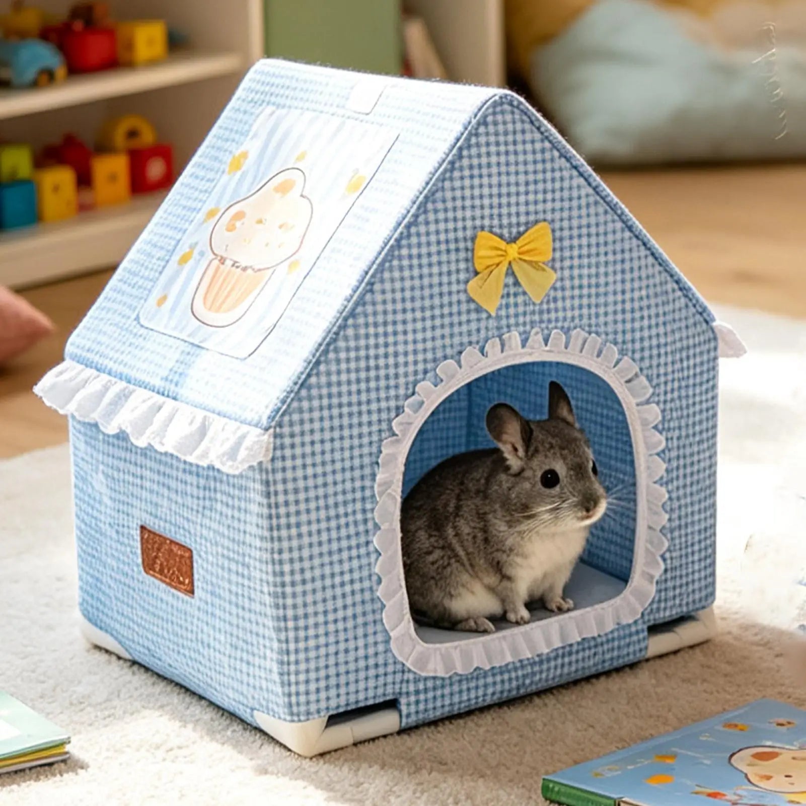 Small Animal Cooling House Ferret Habitat Ice Outdoor Cool Chinchilla