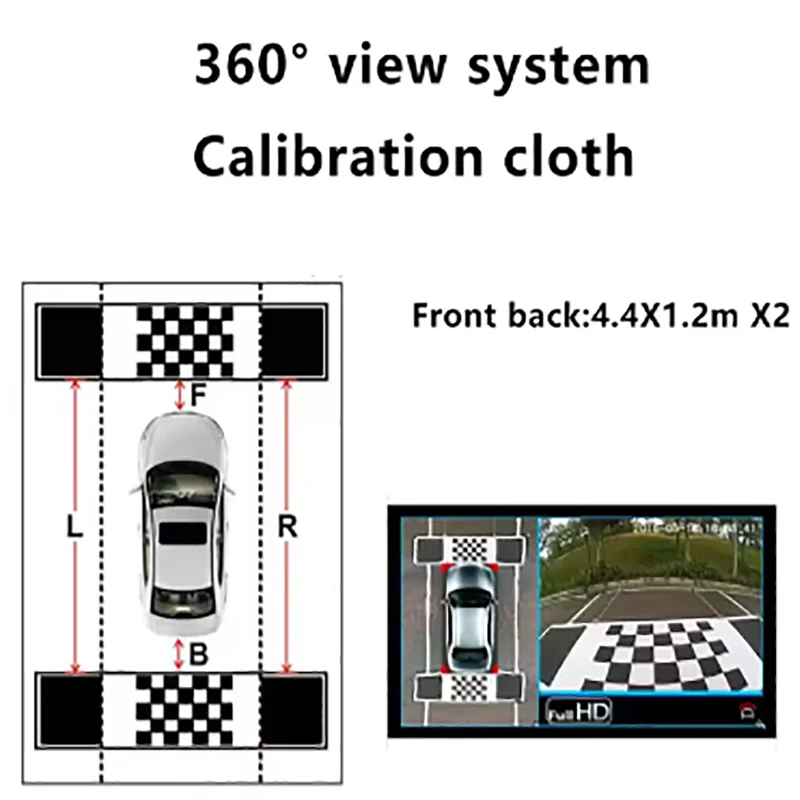 Automatic Completion Calibration Cloth Car 360 Panoramic Image System