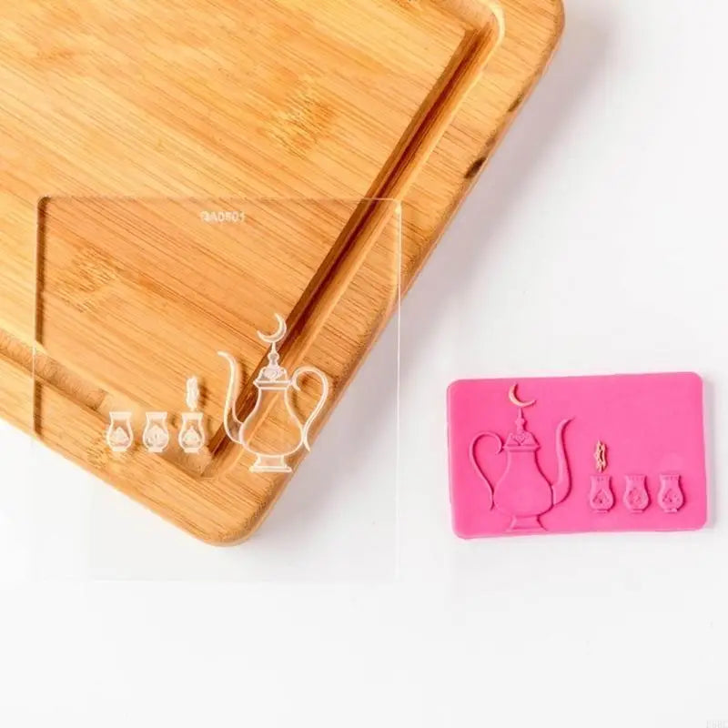 Eid Mubarak Biscuit Mold Cookie Cutter for Festival Baking Fun and Celebration Plastic Dessert Making Mould Zpaxo