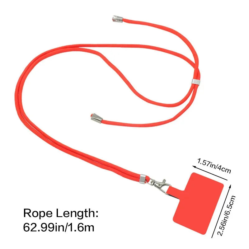 Universal Phone Lanyard with Clip – Adjustable Anti-Loss Nylon Strap