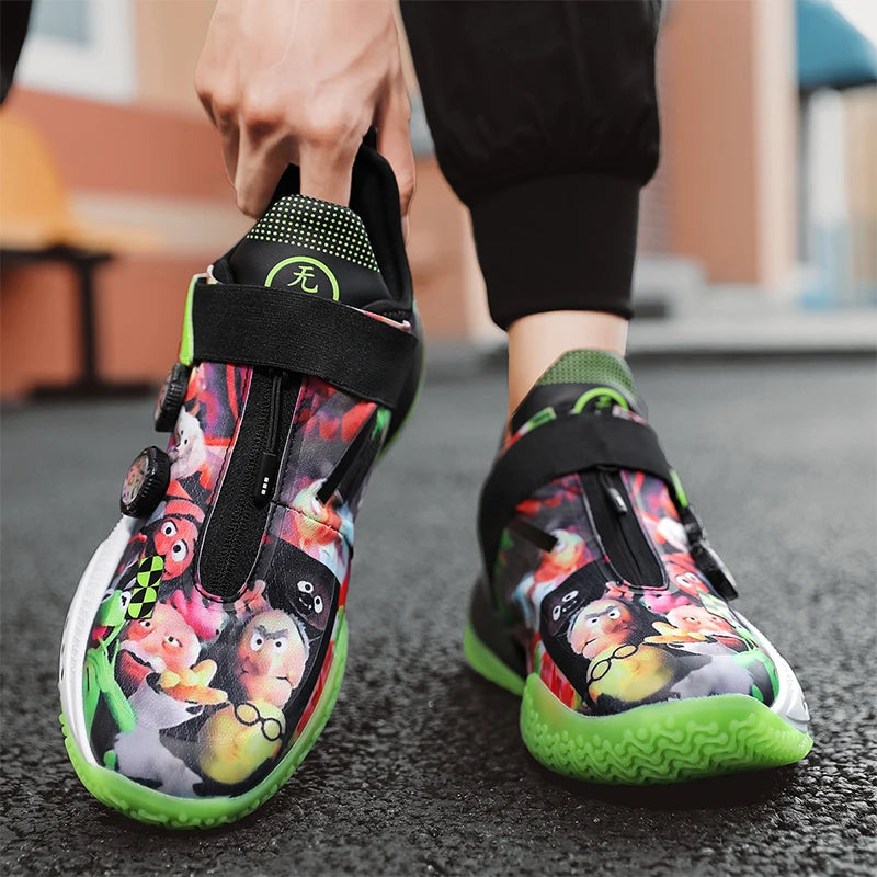 Men's Basketball Shoes Breathable Cushioning Non-slip Wearable Runing