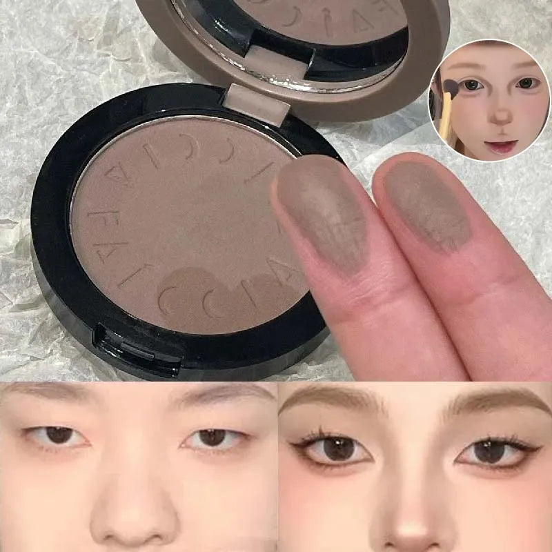 Facial Contouring Powder Palette Matte Cement Brown Nose Shadow