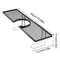 Kitchen Sink Organizer No Drilling Metal Drain Shelf Faucet Storage