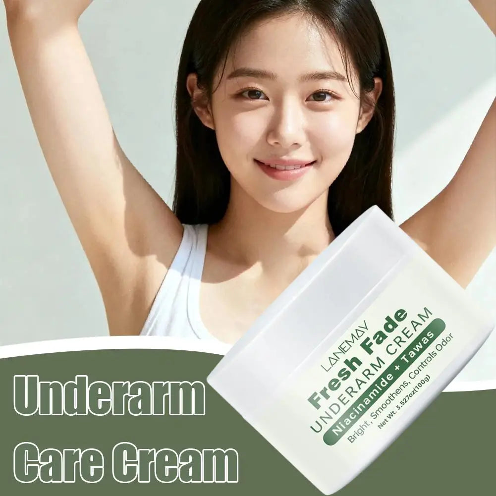 Fresh Fade UNDERARMCREAM Cream Niacinamide Brightens,Smoothens,Controls Odor Underarm Skin Care Moisturizing Body Lotion 100g Zpaxo
