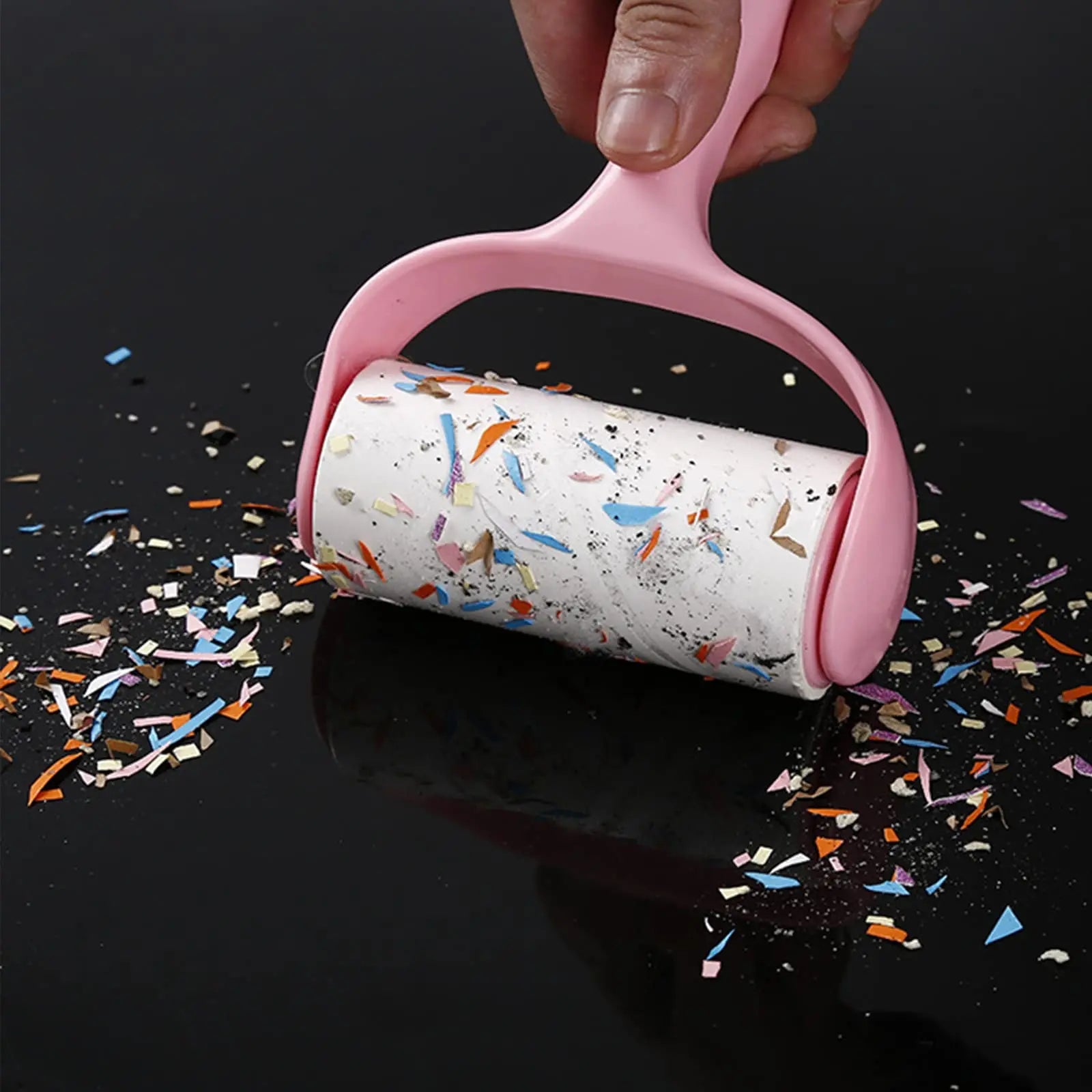 Sticky Fluff Roller Brush, Removes Pet Hair and Clothing Dust, Reusable Roller Type Hair Sticking Tool Zpaxo