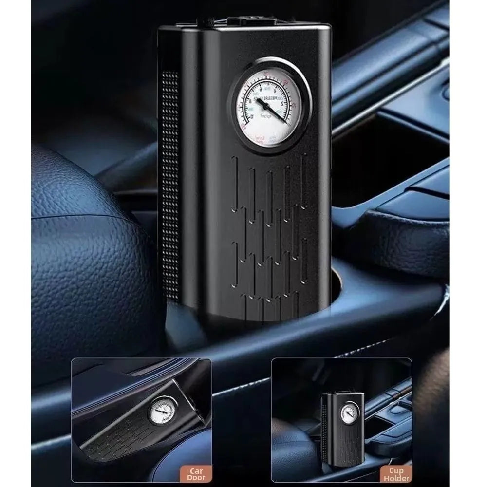 Pointer Pressure Gauge Digital Car Tire Inflator Wireless Portable Electric Air Compressor Fast Inflation Leak-Proof Zpaxo