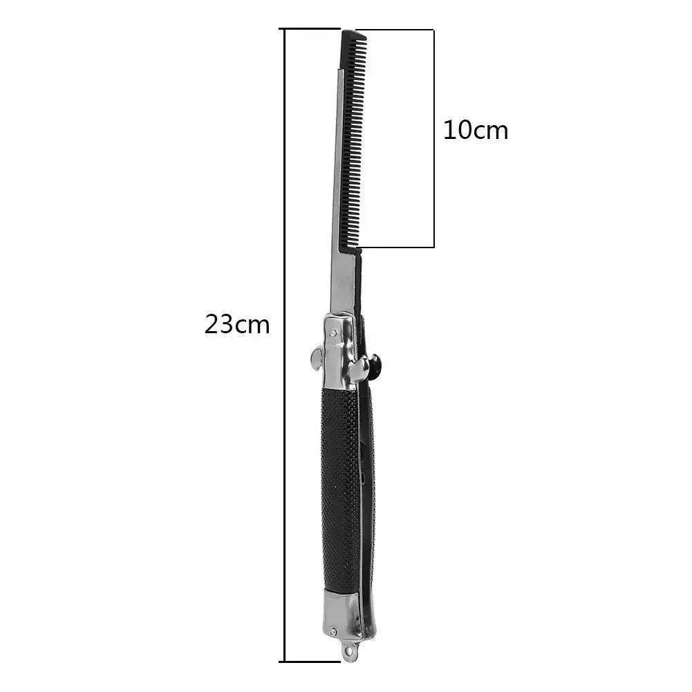 Folding Spring Comb Automatic Combs Foldable Knife Brushes Hair Trimmer Comb Brush Accessories Butterfly Mens Pocket Knife Comb Zpaxo