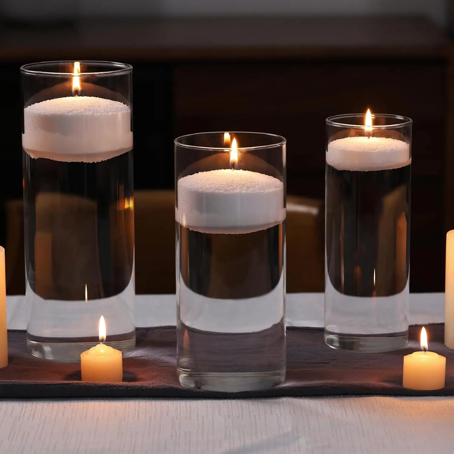 1LB Candle Sand- White Candle Beads, Sand Wax, Pearled Candles with Wicks (10 Pcs), Candles Unscented for Powder Candle Making Zpaxo