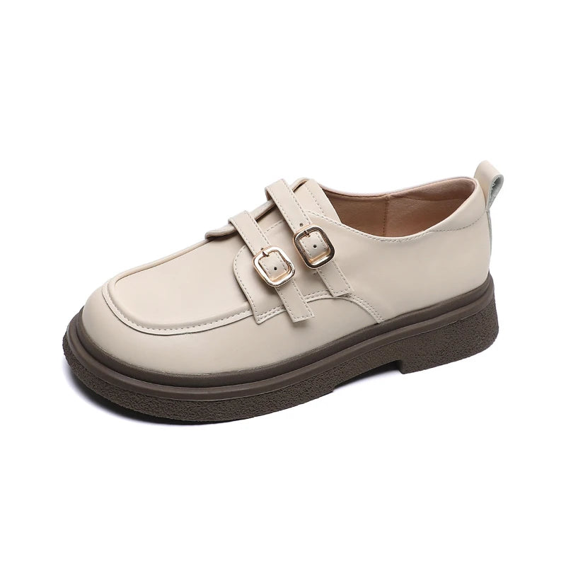 Women French Pointed Toe Flat Mary Jane Shoes One Strap Shallow Mouth Zpaxo 6826-1 Apricot 41 China Mainland